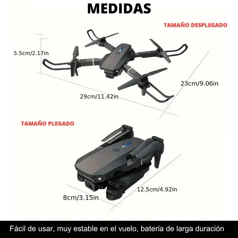 🎁 Dron Mini 4 Pro Max + Maletín + Batería Extra – Edición Especial Navidad